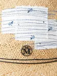 Соломенная шляпа-федора Candice Maison Michel, нейтральный - фото 2