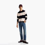 Tommy Hilfiger Свитер Unisex Navy Blue Beige Stripes - фото 7
