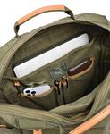 Рюкзак Tilia из парусины TSD BRAND, зеленый - фото 4