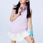 Детский топ и камисоль с круглым вырезом PUMA, розовый фиолетовый 70001 - фото 5