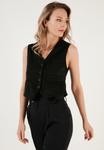 Жилет REGULAR FIT LELA, черный - фото 3