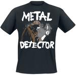 Футболка Sprüche Metal Detector, черный - фото