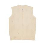 Куртка MM6 Maison Margiela Knit Gilet, Cream - фото