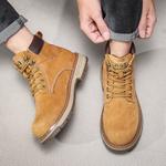 Мужские ботинки Cahhrrn X Martin Boot Men Beige Josiny - фото 20