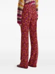 Брюки с принтом Maliparmi, красный - фото 4