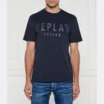 Футболка стандартного кроя Replay, синий - фото