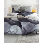 Двустороннее постельное белье BIERBAUM, (2 шт.), цвет grau-goldfarben - фото