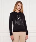 Свитер Карла Лагерфельда x Хорхе Парра Regular fit Karl Lagerfeld, черный - фото