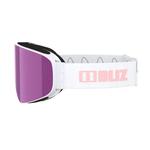Очки для сноуборда Flow matte white brown pink multi Bliz - фото 3