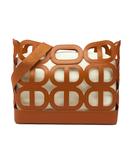 Сумка-шоппер TWINSET + marsupio Lila, коричневый - фото