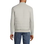 Мужская утепленная куртка-свитер Lands' End, цвет soft putty - фото 2