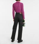 Джинсы с покрытием Dries Van Noten, черный - фото 3