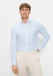 Деловая формальная рубашка с эффектом потертости Olymp Level Five, Hellblau - фото