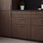 Фронтальная панель ящика, коричневая, 40х10 см, SINARP IKEA - фото 2