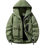 Пуховик Unisex Jeep, Армейский зеленый - фото 3