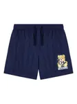 Плавки-шорты с принтом Teddy Bear Moschino Kids, синий - фото