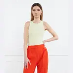 Облегающий топ Samsøe Samsøe, зеленый - фото 2