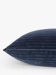 Подушка в полоску из вельвета John Lewis, Navy - фото 3