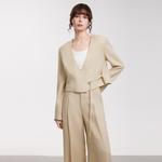 ELLE Кроп-пальто Women's Camel - фото 8