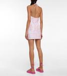 Мини-платье с вырезом и принтом Reina Olga, Marble Sparkle - фото 3