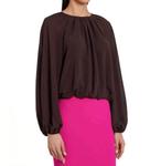 Топ Orla в цвете какао Amanda Uprichard, Cocoa - фото 3