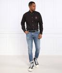 Джинсы Iceberg Slim Fit с логотипом на заднем кармане, синий - фото 2