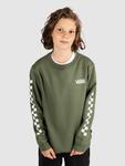 Свитер Vans Exposition Check Ii Crew Kids Sweater, pine forest - фото 2