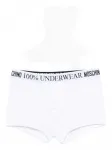 Трусы с логотипом на поясе Moschino, белый - фото 2