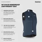 Жилет GripGrab Pacr Windproof Lightweight, синий - фото 7