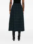 Юбка в клетку Maje, синий - фото 4