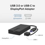Plugable USB Type-C & Type-A to DisplayPort Adapter UGA-DP-S - фото 2