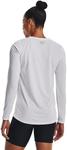 Футболка Tech Tee LS от Under Armour, White-Mod Gray - фото 2