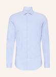 Рубашка узкого кроя Seidensticker, голубой - фото