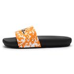 Шлепанцы унисекс Cele, оранжевый/белый - фото