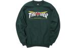 Thrasher Свитшот US Version унисекс зеленый - фото