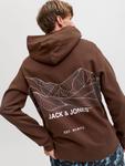 Толстовка JACK & JONES JJAW25, коричневый - фото 6