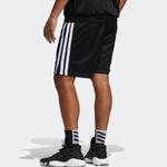Шорты side stripe printing loose shorts black Adidas, черный - фото 3
