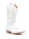 P.A.R.O.S.H. ковбойские сапоги с вышивкой, белый - фото 2