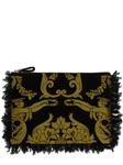Клатч с принтом херувима La DoubleJ, черный - фото