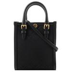 TORY BURCH Миниатюрная сумка с монограммой черная - фото 3