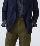 Хлопковые прямые брюки Dunhill, Olive - фото 5