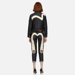 Джинсовая куртка женская джинсовая синяя Evisu - фото 5