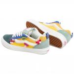 Обувь для скейтбординга Vans Knu Skool унисекс, Yellow-green-blue - фото 4