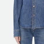 Рубашка женская Bottega Veneta, синий - фото 5