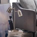 Настольная лампа teamson home mit Chromschatten, серебряный - фото 2