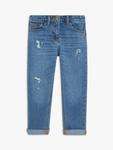 Джинсы Mom для девочек John Lewis, Mid Wash Blue - фото 4