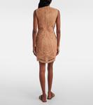 Мини-платье Coen из смесовой рафии Simkhai, Straw - фото 3