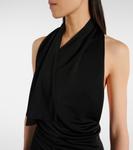 Лоза драпированный топ Khaite, черный - фото 4