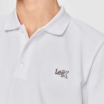 Мужская поло Lee, белый - фото 8