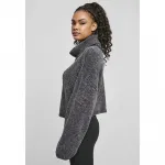 Толстовка Urban Classics Turtleneck Chenille Big, серый - фото 2